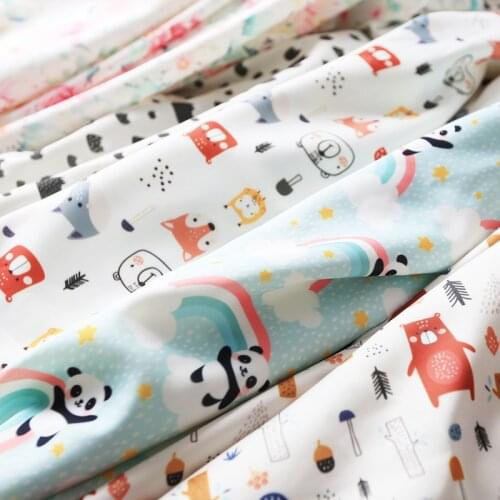 Casual knitted fabric for Spring and autumn sweater coat fabric floral air layer fabric