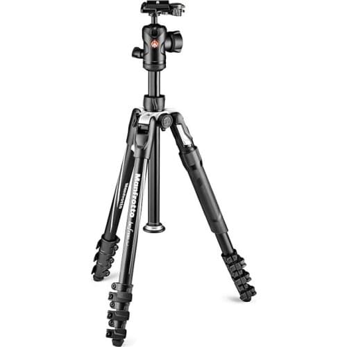 ManfrottoBefree MKBFRLA4B-BHM aluminum alloy reverse folding plate lock tripod 2N1 detachable monopod