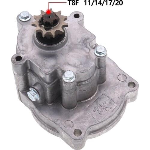 T8F 11T 14T 17T 20T Teeth Tooth Chain Rear Clutch Drum Gear Box Sprocket for 33cc 43cc 49cc Go Kart Moto Dirt Bike Scooter