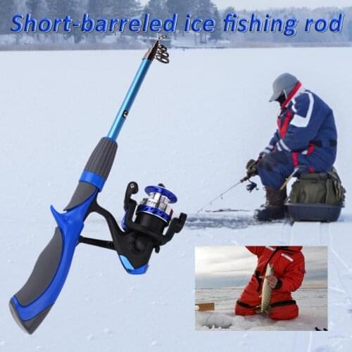 Carbon Fiber Fishing Rod 1.2M 1.4M Superhard Boat Ice Fly Lure Fishing Rod With High Quality Fishing Reel Sea Fishing Rods