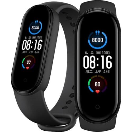 Xiaomi Mi Band 5 Smart Bracelet 1.1" AMOLED Screen Heart Rate Fitness Tracker Miband 5 Bluetooth 5.0 Waterproof Smart Band