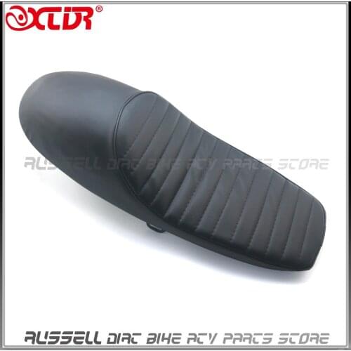 Retro Complete Double Seat Cafe Racer Flat Cushion Chopper FOR Honda CG110 CG125 CB100