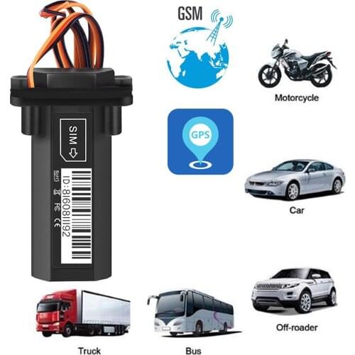 Waterproof GPS Tracker Car Moto Vehicle GPS Tracker GT02 Realtime GSM GPRS Locator Tracking Device Support Geo Fence Alarm