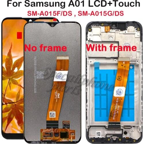 For Samsung A01 A015F LCD With Touch Panel Screen Display Digitizer Assembly Replacment Parts For A015F/DS A015G/DS A01 Pantalla
