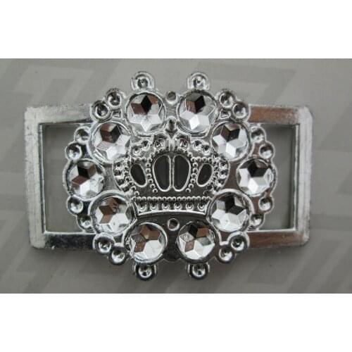 AB64 19mm)20pcs New Design Acrylic Plastic Rhinestone Bikini Connectors