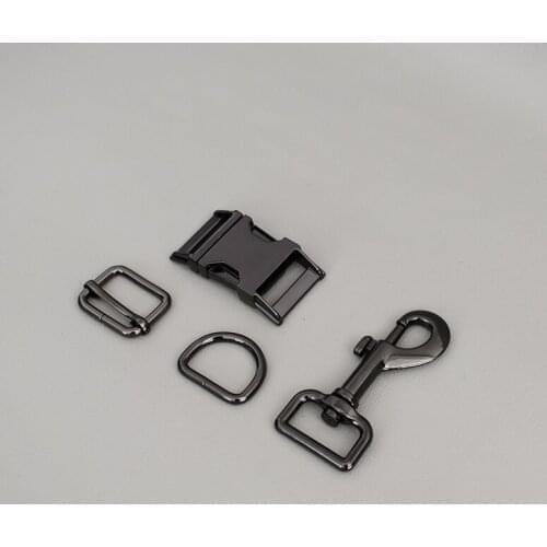 100 Suit（Metal Buckle+Adjust Buckle+D Ring+Metal Dog Clasp/Set) Retailing Manufacturer Zinc Alloy High Quality
