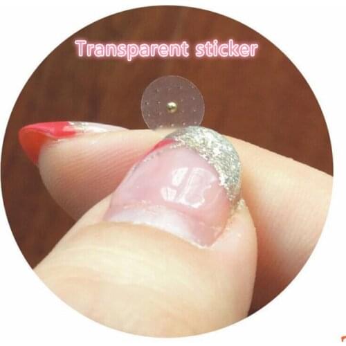 1200pcs Good effect Magnetic therapy ear patch Auricular Ear Auriculotherapy Acupuncture Therapy Vaccaria seed Ear Seeds patch