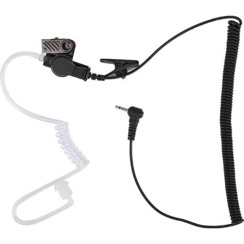 2.5MM Air Acoustic Sound Tube Headphones Listening Only Control Noise Earpiece for Walkie Talkie Radio professinal With Air Pipe