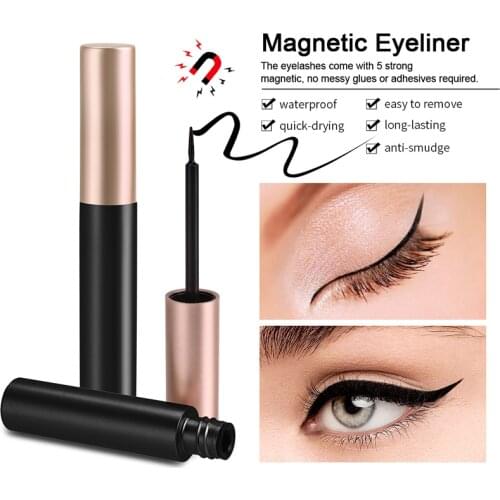 3 Pairs Magnetic Eyelashes With Eyeliner And Tweezer False Long Lashes Set Extension False Eyelashes Makeup Tool 2021 TSLM1