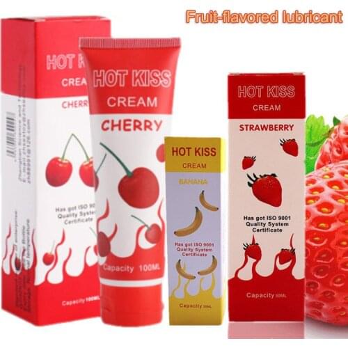 30/50/100ml Edible Fruit Flavoured Lubricant Lubricating oil Water-Based Sexual Stimulation Liquid TK-ing