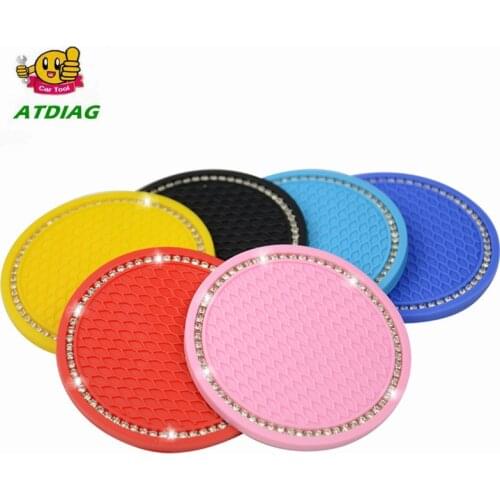 Car Coaster Water Cup Bottle Holder Anti-slip Pad Mat Silica Gel For Interior Decoration Car Styling Accessories