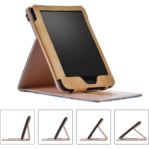 Case for Kobo Clara HD 6" e-book Protective Cover sleeve For 2018 kobo clara hd N249 6.0 inch ebook Reader Protector Stand case