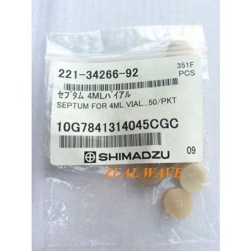 For 221-34266-92 Shimadzu Chromatography Consumables SEPTUM FOR 4ML VIAL ... 50 PKT