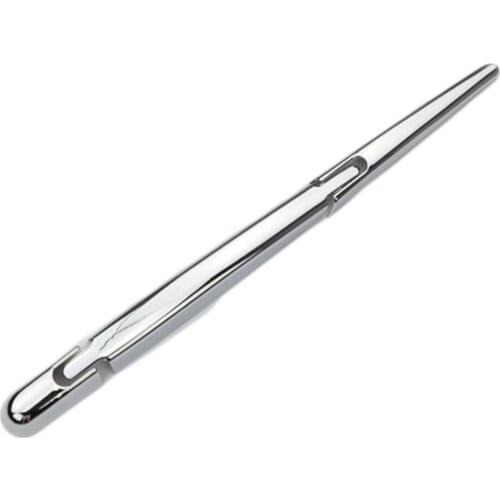 Chrome Protector Accessories Fit For Nissan Qashqai J10 2007-2013 Tail Rear Window Rain Wiper Molding Cover Trim Frame