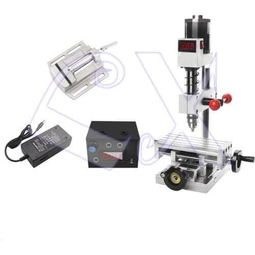 DIY micro JT0 0.4-4.5mm multifunctional milling machine kit stainless steel aluminum bead drilling and tapping