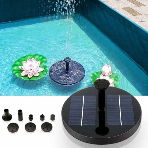 8V Solar Fountain Watering kit Power Solar Pump Pool Pond Submersible Waterfall Floating Solar Panel Water Fountain For Garden