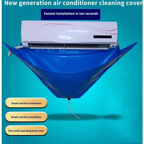 Air Conditioner Cleaning Cover Set Air Conditioning Water Collector AC Washing Protector Air Condition Cleaning Foldable