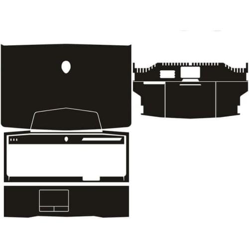 KH Laptop Sticker Skin Decals Cover Protector Guard for Dell Alienware m18x r2 2012