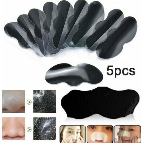 5pcs Blackhead Nose Patch Blackhead Remover Nose Mask Strips For Nose Cleansing Nose Sticker Deep Clean Treatment