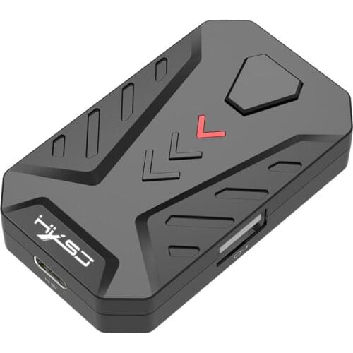 HXSJ P8 for Android System Wired Keyboard Mouse Converter Portable Mobile Game Keyboard and Mouse Adapter with USB Accessories