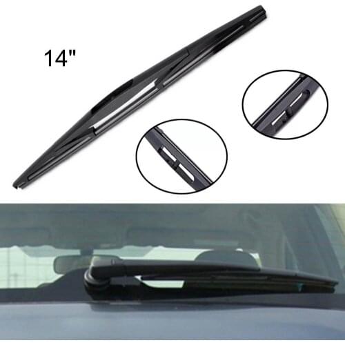 JEAZEA 14" Rear Rain Window Windshield Wiper Blade For Honda CR-V CRV Jazz Pilot Acura RDX Infiniti EX35 2002 2006 2008 2013