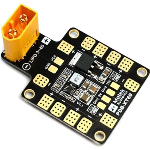 Matek Systems PDB-XT60 W/ BEC 5V & 12V 2oz Copper for RC Drone FPV Racing Multi Rotor