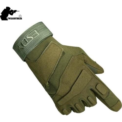 Military Full Finger Tactical Gloves High Quality Anti Cutting Non Slip Gloves Breathable Black Khaki Army Green M~XL AE002