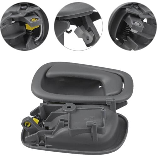 1 Pcs For Toyota Corolla Chevrolet Prizm 1998-2002 69206-02050 Left & Right Dark Gray Interior Door Handle Inside Door Handles