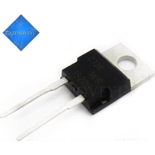 10pcs/lot MUR1520CT MUR1520G MUR1520 U1520 TO-220-2 200V 15A new original In Stock