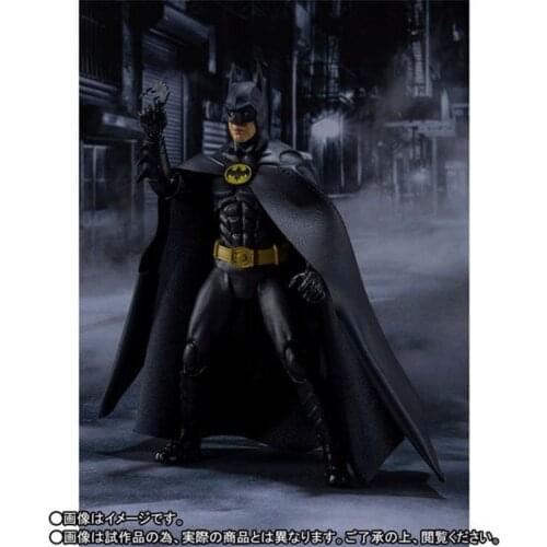 15cm BANDAI S.H.Figuarts DC Batman Michael Keaton Toys Pvc Action Figure Collectible Model Toy