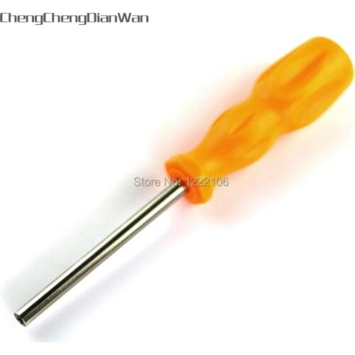 ChengChengDianWan 4.5mm Oragne Color Hexagon Screwdriver Open Tool Gamebit Security Bit for NGC SFC MD NES N64 SNES Gameboy