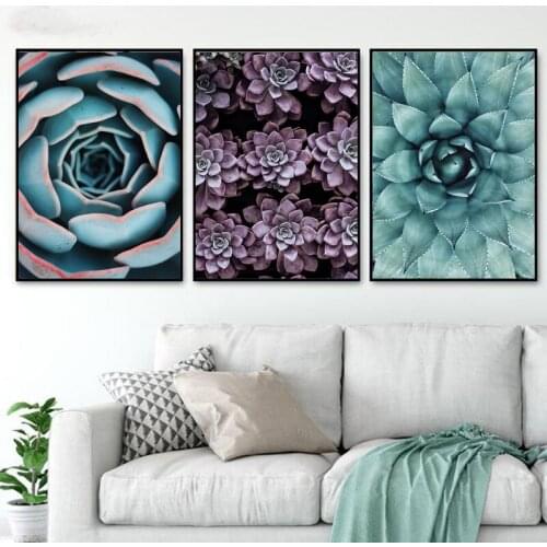 Succulent Tropical green plant 5D Diamond Embroidery diy diamond painting cross stitch mosaic full square round stickerZP-3422