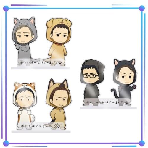 Anime Twittering Birds Never Fly The Clouds Acrylic Stand Figure Model Desk Decor Gather Yashiro Domeki Chikara Kageyama Kanji