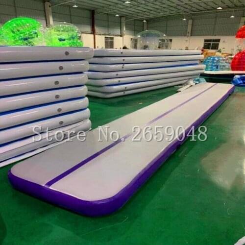 Free Shipping Inflatable Gymnastics Air Track Tumbling Mat 16ft long 8 inches Thickness Airtrack Mats for Home