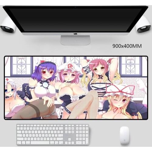 Mairuige Large Mouse Pad Sexy Beauty Mouse Pad Computer Notebook Office Keyboard Game Accessories Animation Mouse Pad Desks