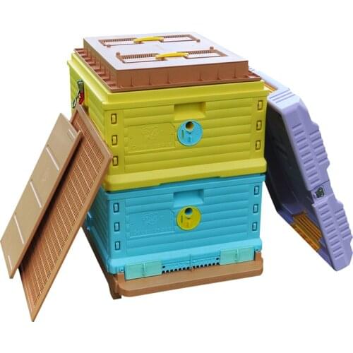Double Layers Plastic Beehive Super Solid Langstroth Beehive 10 Frames For Beekeeping Equeipment Beekeeper Suppiler