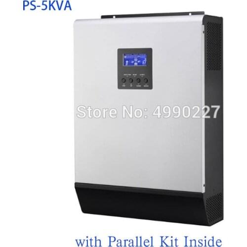 5KVA Pure Sine Wave Hybrid Solar Inverter 48V 230V Built-in 50A PWM Charge Controller and AC Charger with Parallel Kit Inside