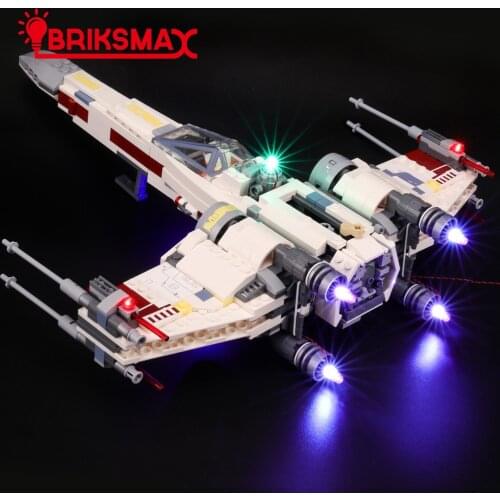 BriksMax Light Kit For 75218 Star War X-Wing Star fighters ， NOT Include Model