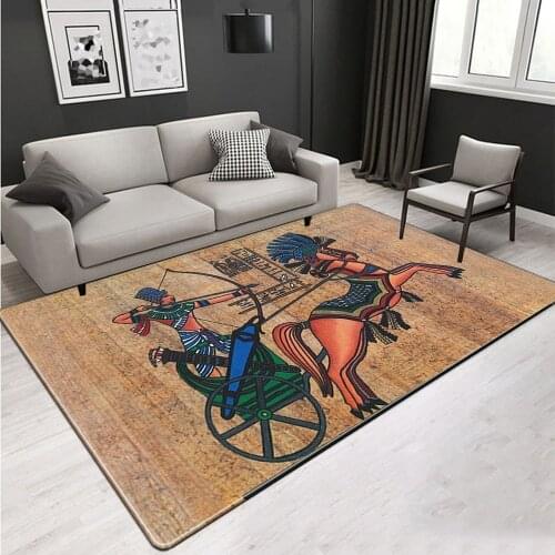 Creative Egyptian style pharaoh maid floor mat door mat non-slip mat carpet bedroom living room home decoration