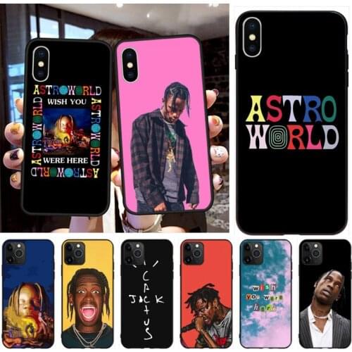 Fashion singer Travis Scott ASTROWORLD Phone Case For iphone 12 11 Pro Max Mini XS Max 8 7 6 6S Plus X 5S SE 2020 XR Cover