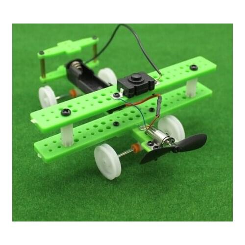 Fixed Wing Small Airplane Drone DIY Handmade Model Toy Student Technology Experiment Educational Toys Spare Parts