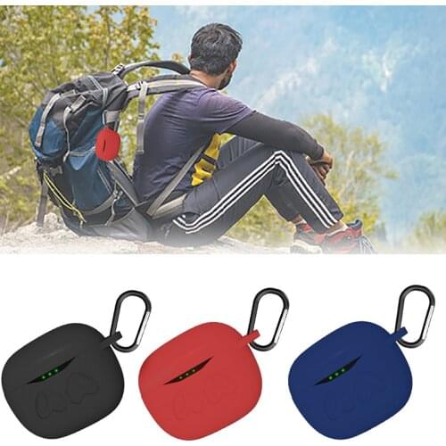 2020 new Soft Silicone Cover Earphone Case Skin with Anti-Lost Carabiner for JBL Tune T120TWS