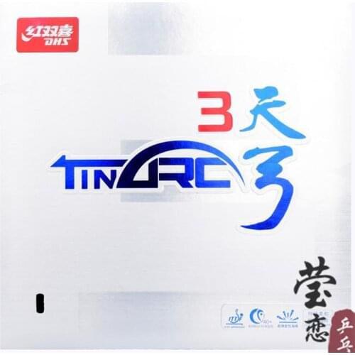 Original DHS TinArc 3 Pips-in Table Tennis Rubber With high elastic Sponge