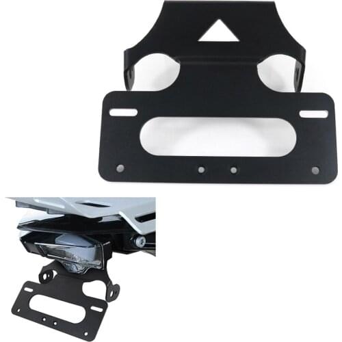 Fit For KTM 790 ADVENTURE 2019-2021 Motorcycle License Number Plate Frame Holder Bracket Rear Tail Tidy Fender Eliminator Kit