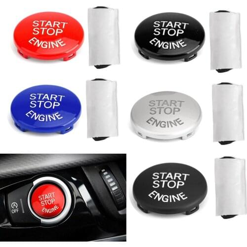 Blue Start Stop Engine Button Switch Cover For BMW E90 E60 E84 E83 E70 E71 E72