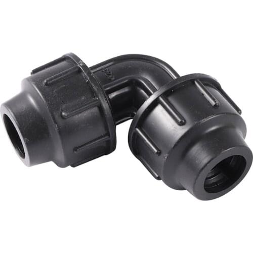 Lock Nut Hose Connectors 90 Degrees Bend Connector DN20mm Pipe Joint Irrigation Fittings Garden Accessories 1 Pc