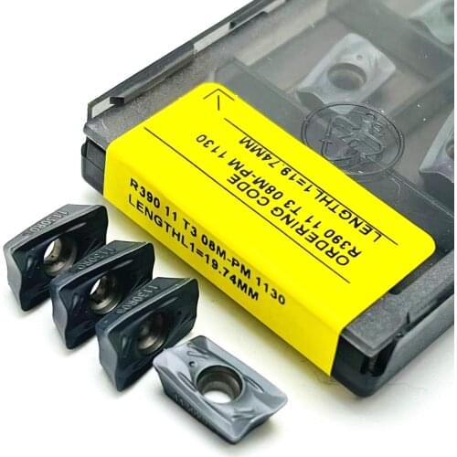 Tungsten carbide R390 11T308 PM1025/1030 R0.8 Carbide insert CNC metal turning tools R39011T308 PM1030 lathe tool milling cutter