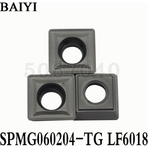 SPMG060204-TG LF6018 SPMG07T308-TG LF6018 U drill carbide inserts cutter turning tools used for stainless steel