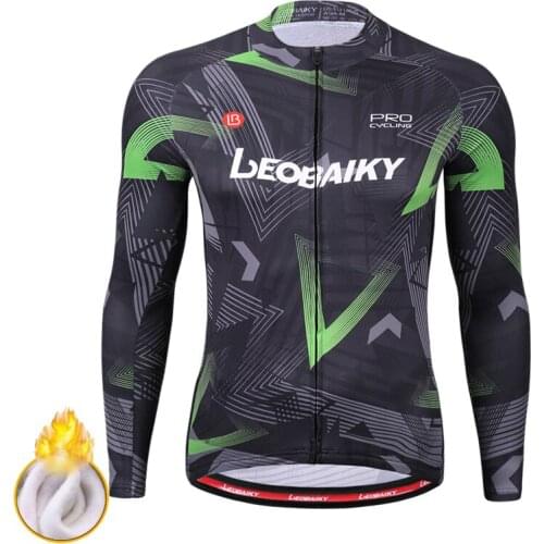 Bicycle Jersey Men Winter Thermal Fleece Pro Team Cycling Tops Outdoor Sportswear Bike T Shirts Mtb Clothing Riding Coat