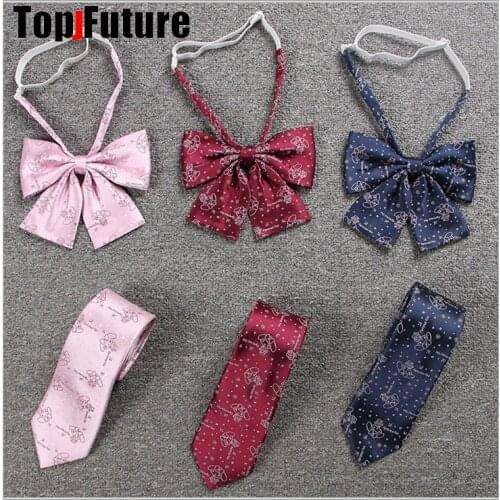 Japan JK uniform bow tie student school uniform cute cartoon series work clothes accessories necktie